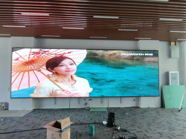 墨脱P1.53led小间距屏安装案例